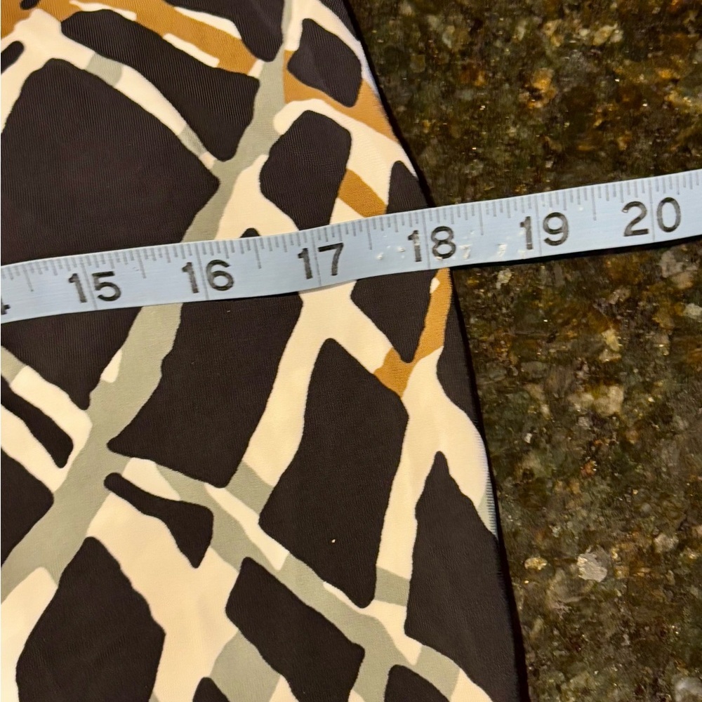 ⭐️one forty 8 by Lafayette148 Asymmetrical Neckline Rouched Midi Dress⭐️ - Picture 9 of 10